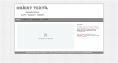 Desktop Screenshot of objekttextil.at