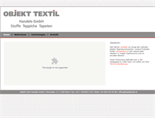 Tablet Screenshot of objekttextil.at
